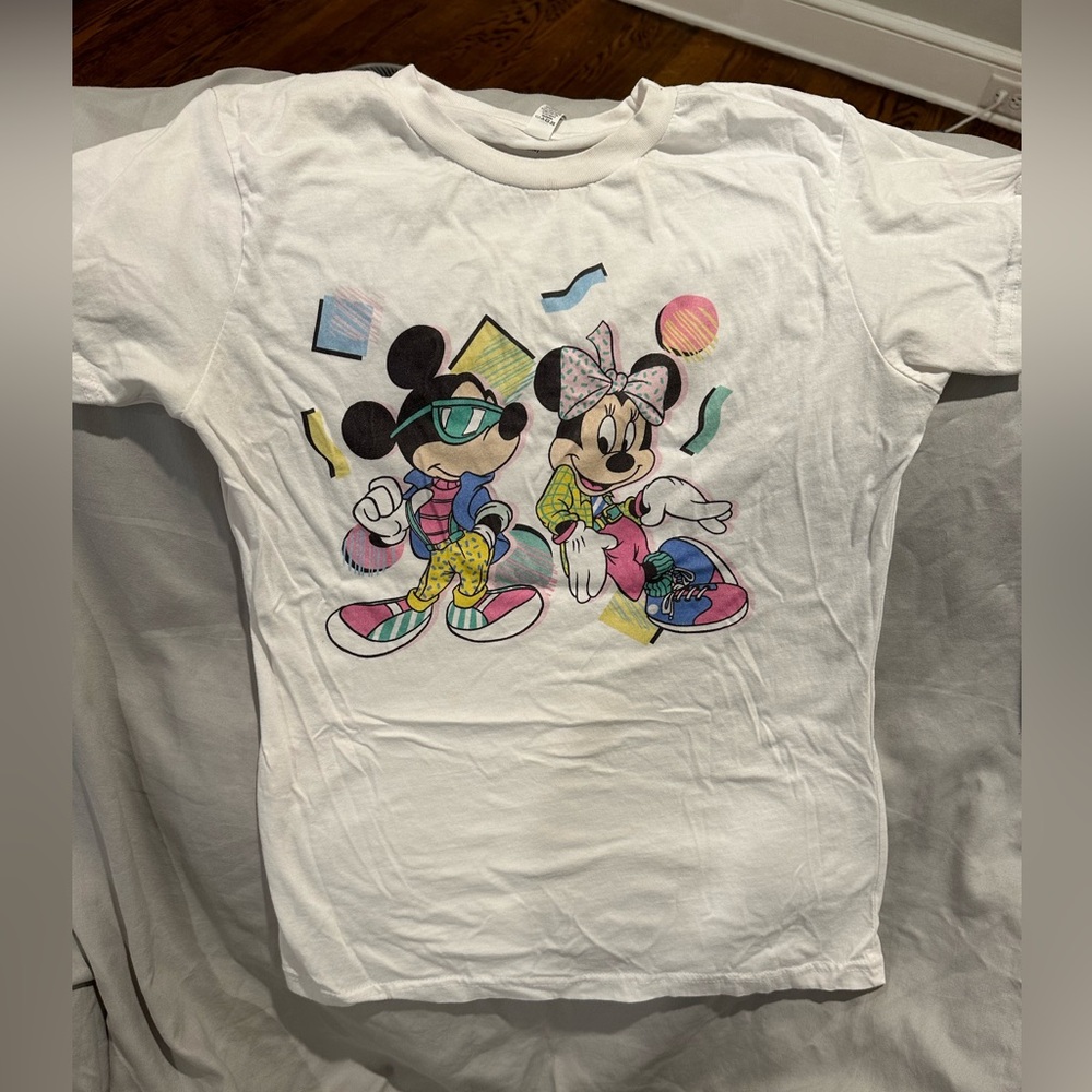 Women’s Disney tee with retro Mickey and Minnie